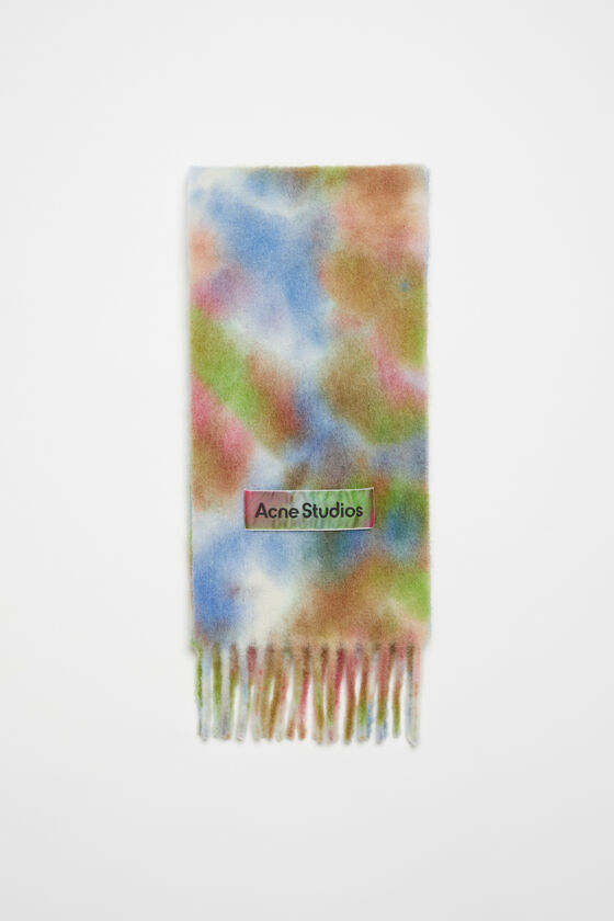 (image for) Intimate Tie-dye alpaca wool scarf